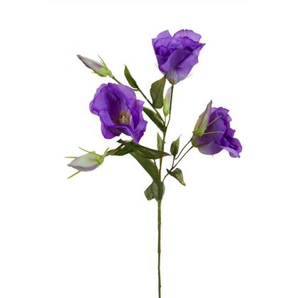 Искусственный цветок Лизиантус фиолетовый 78см Garda Decor 9F27051-1957