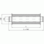 Шумоглушитель SCr 200/600