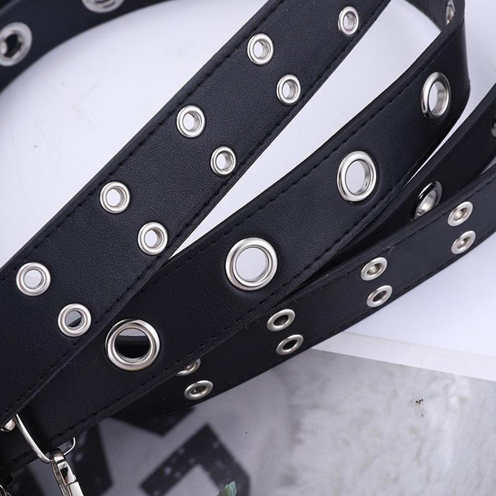 Ремень два ряда люверс с цепью