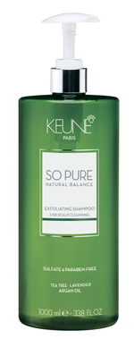 Keune So Pure Шампунь Обновляющий Exfoliating Shampoo 1000 мл