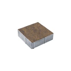 Тротуарная плитка КВАДРАТ 300х300 мм - Листопад гранит Янтарь