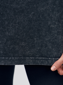 Футболка garment dyed (черный)