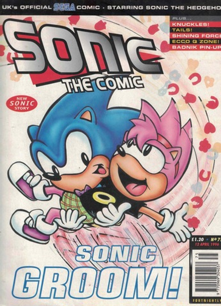 Комикс Sonic The Comic 1996 #75