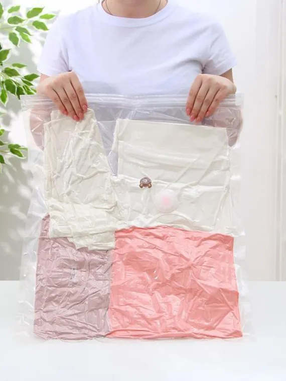 Вакуумный пакет для хранения вещей «Роза», 50×60 см, ароматизированный, прозрачный