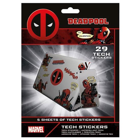 Наклейки Deadpool (Merc With A Mouth) Tech Sticker Pack 29шт TS7408