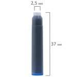 Картриджи чернильные BRAUBERG DELTA, КОМПЛЕКТ 10 штук, СИНИЕ, 143956