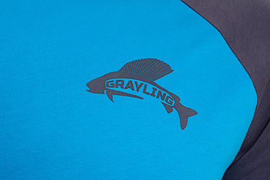 Футболка Nova-Tex Grayling GRTS-10GRBL (Хлопок, Графит/Голубой) -