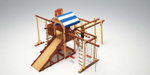 Деревянная детская площадка Савушка "4 сезона" - семейная