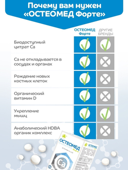 Остеомед Форте, ВИТЭКСПРЕСС Остеомед Форте, таб. №120. Всё, что нужно для укрепления костной системы