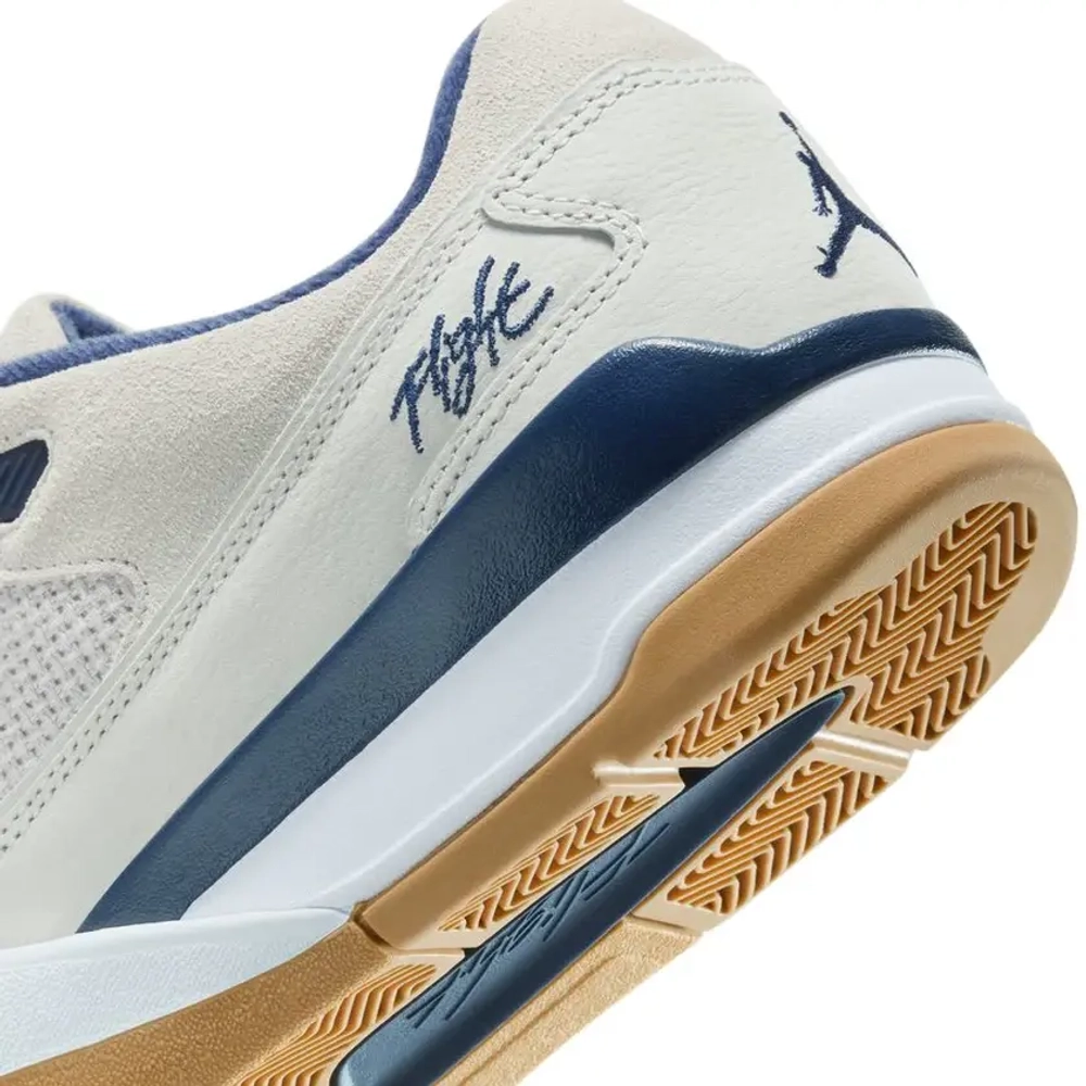 Кроссовки Air Jordan Flight Court «Neutral Grey Midnight  Navy Gum»