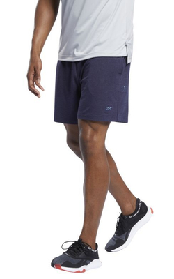 Мужские теннисные шорты Reebok Les Mills Dreamblen Cotton Shorts M - vector navy