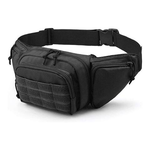 Сумка MOLLE  №723 тактическая на пояс для рыбаков и охотников(черн.)
