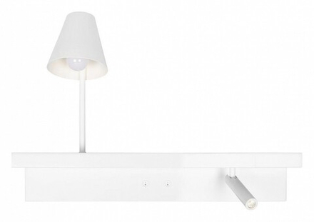 Бра с полкой Loft it Shelf 10216/2W White