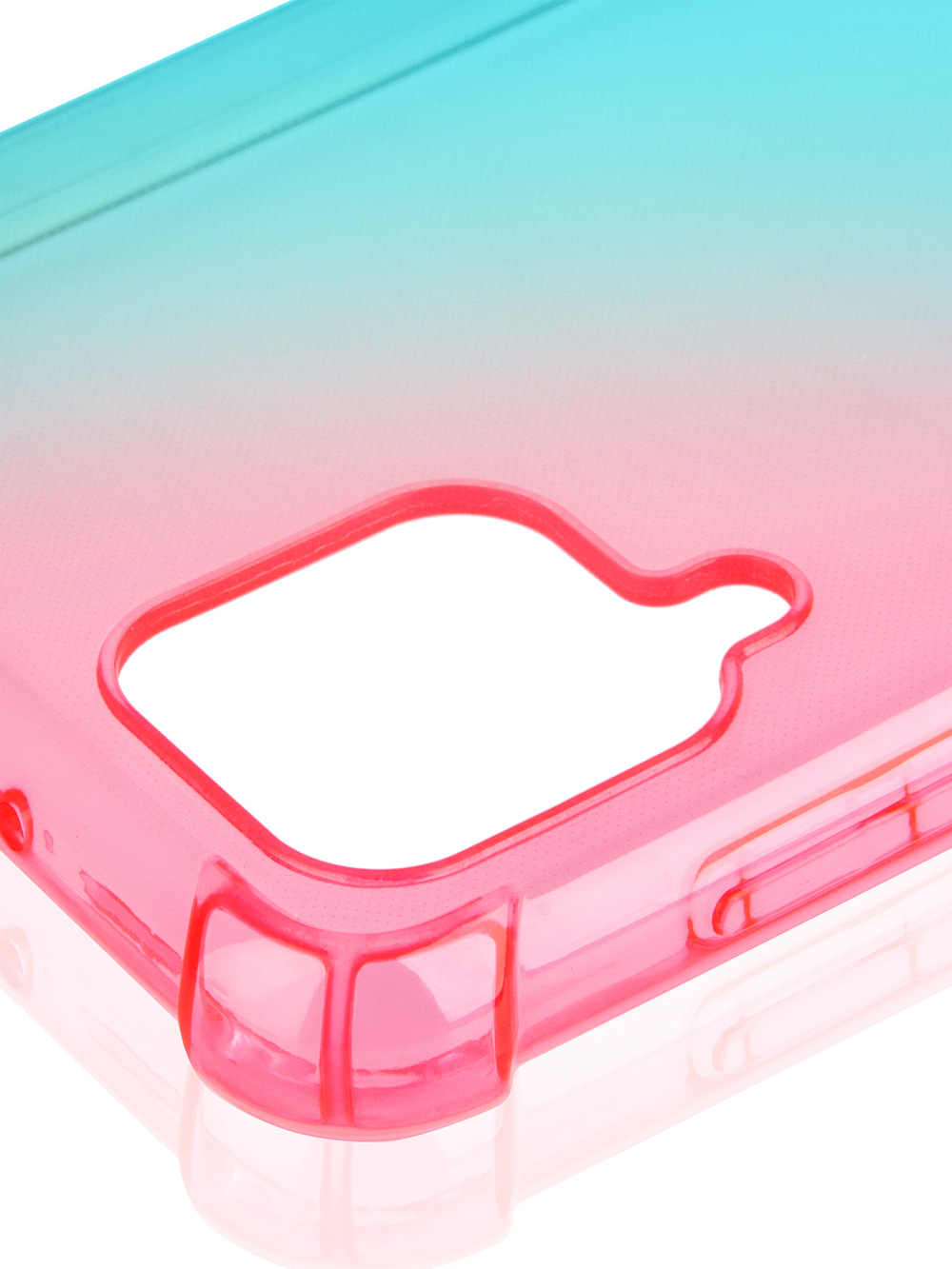 Чехол ROSCO для Samsung Galaxy A12;Samsung Galaxy M12 оптом (арт. SS-A12-HARD-TPU-PINK-BLUE)