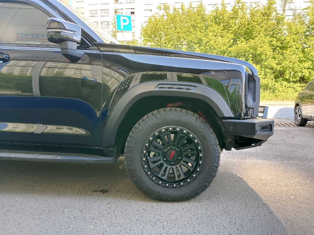 Диск колёсный литой MAT Offroad Tank 300 8997 R18 Matte Black / Milled Spokes