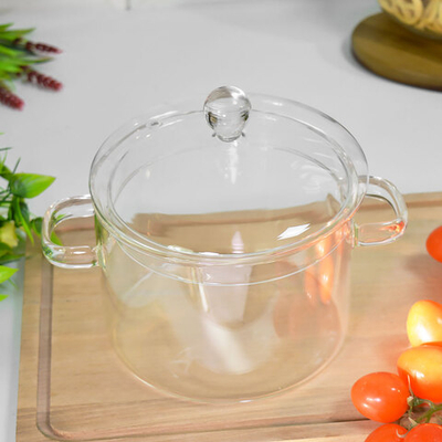 Кастрюля 1,5л стеклянная с крышкой "Vittorio"