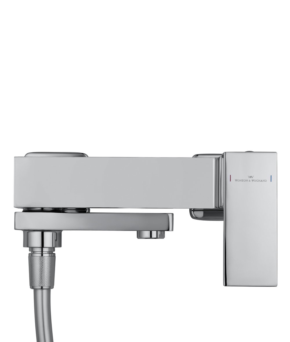 Смеситель для ванны с душем WONZON & WOGHAND CUBE, Хром (WW-88639016-CR)