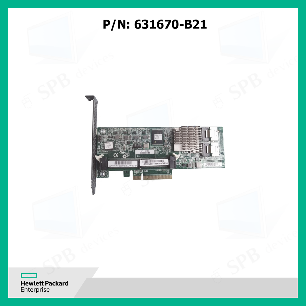 Контроллер HP Smart Array P420/1GB FBWC 6Gb 2-ports Int SAS 631670-B21 ,633538-001