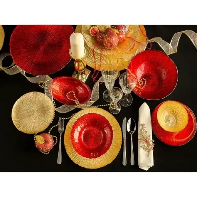 Салатник стеклянный 15см «Рубин»