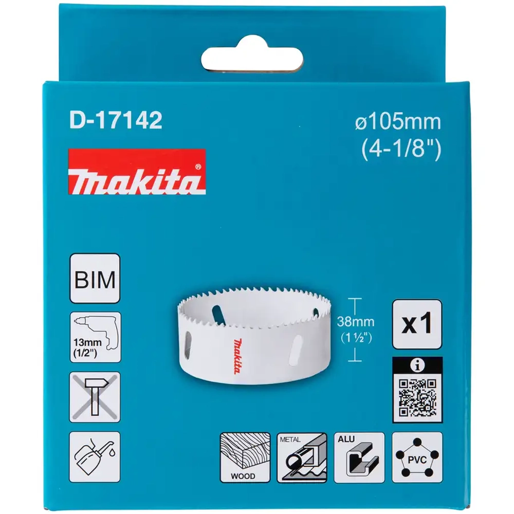 Биметаллическая полая коронка 105x40 мм Makita D-17142