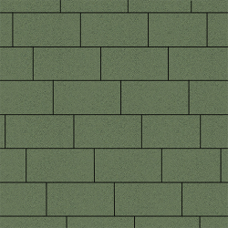 Тротуарная плитка ПРЯМОУГОЛЬНИК 300х150 мм - Стандарт Зеленый