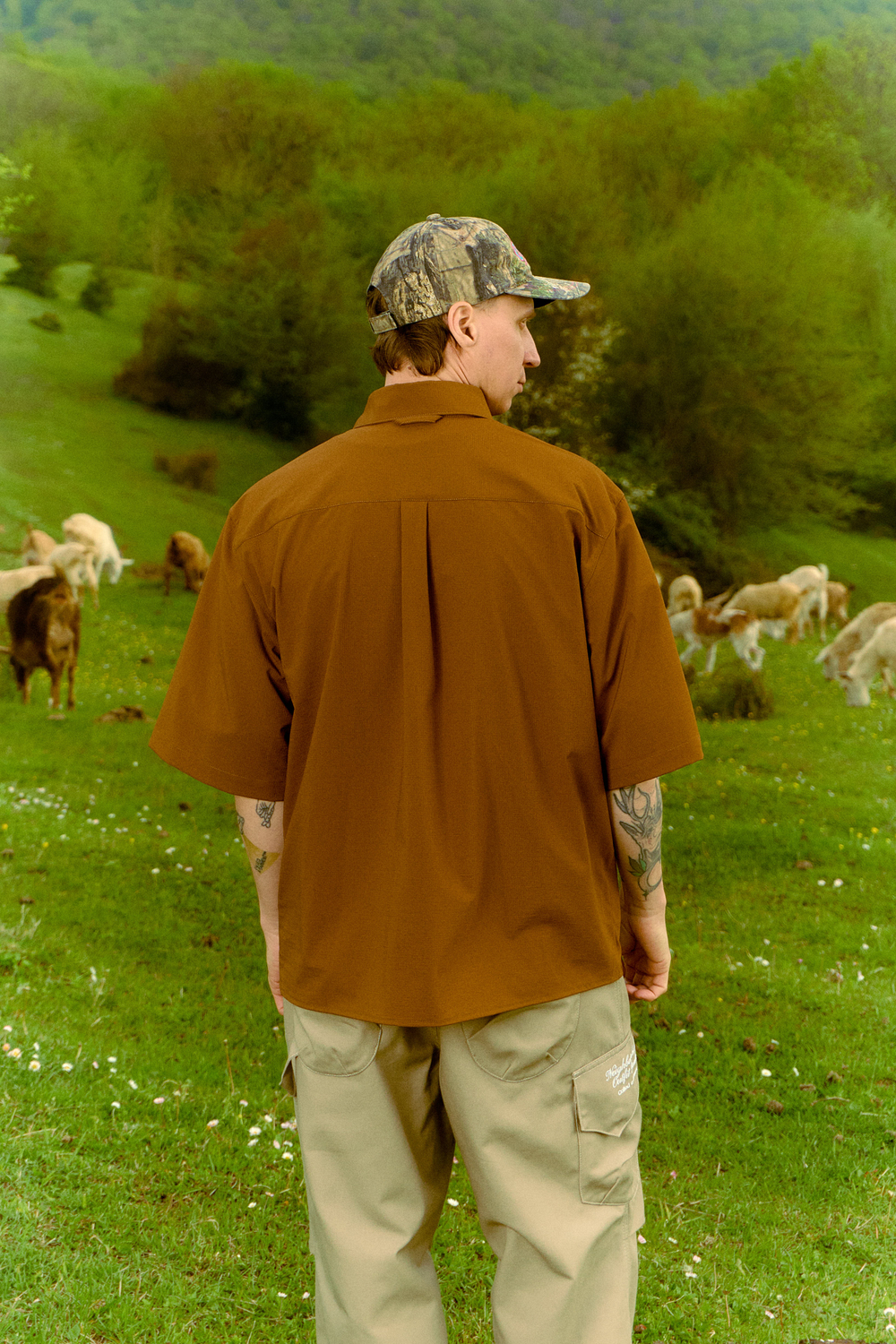 Рубашка Called a Garment Hikercore Shirt "Bear Brown"