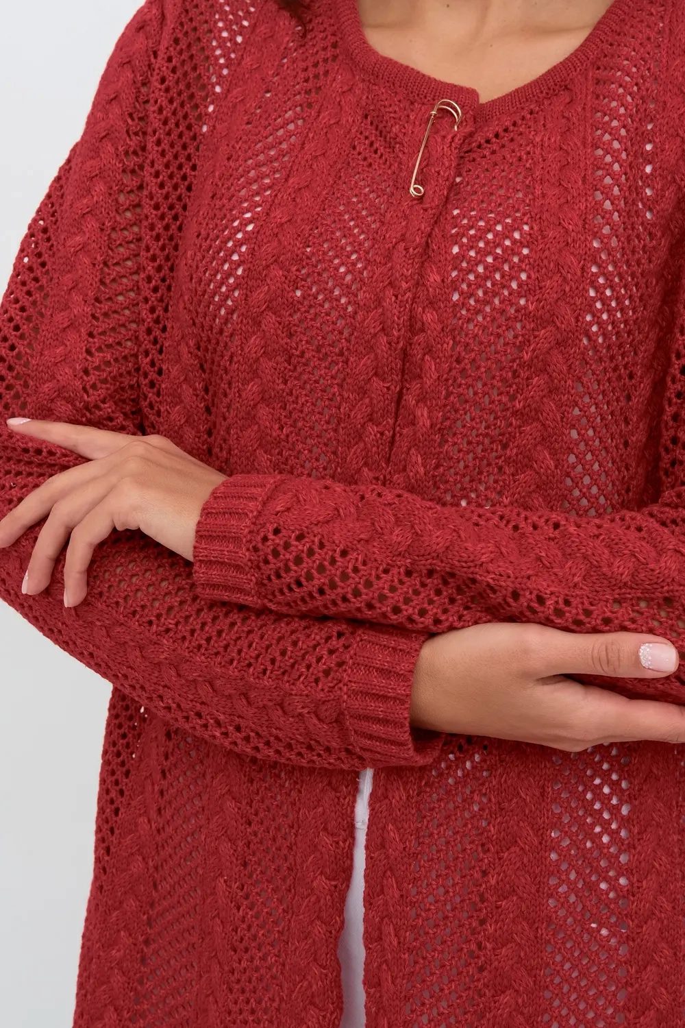 Кардиган 351801/красный