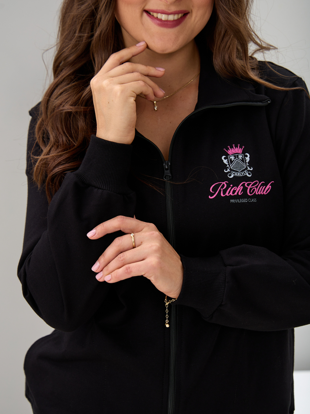 Костюм с брюками КБ-384/черный-п