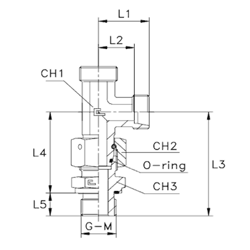 Штуцер FNLE DL15 BSP 1/2 (корпус)