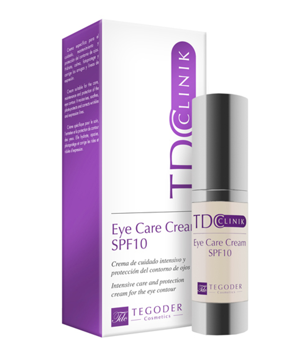 Крем для глаз омолаживающего действия SPF-10 Eye Care Cream Clinik