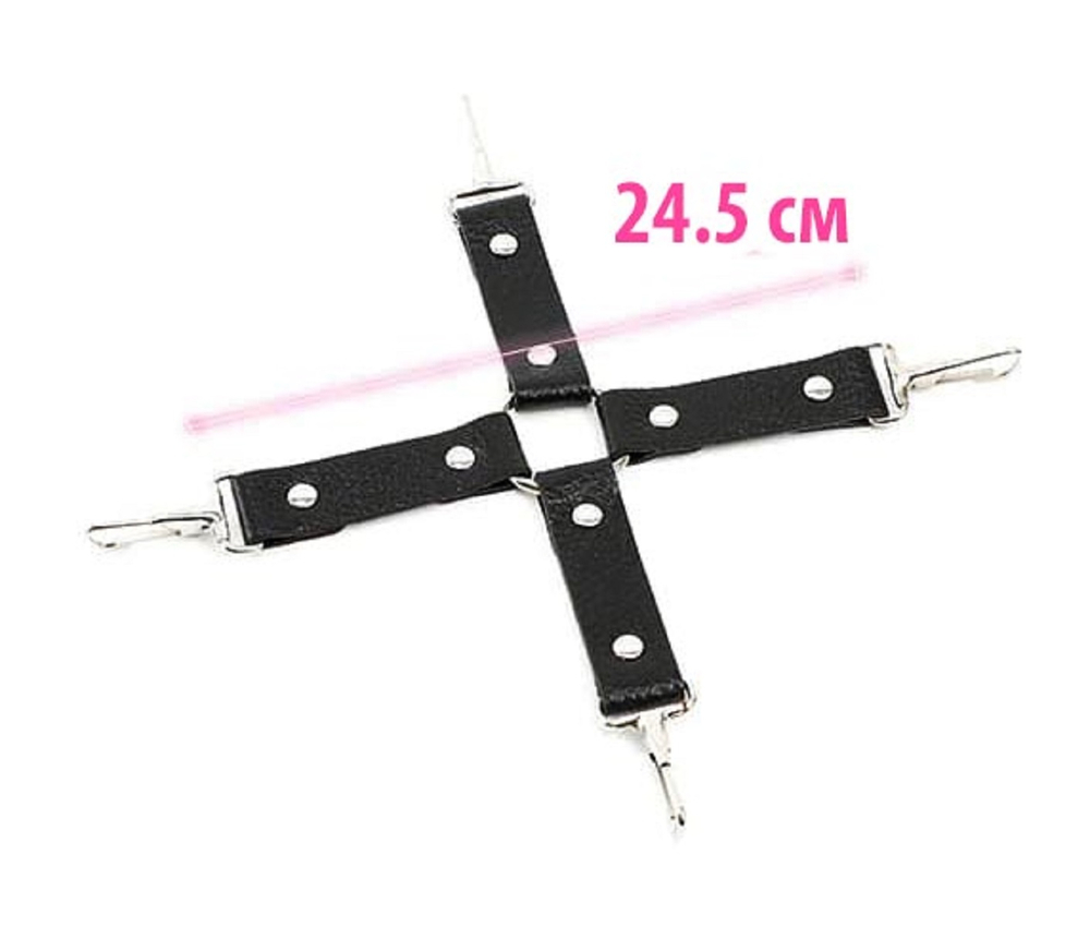 Набор аксессуаров БДСМ Veritas 10 предметов черный