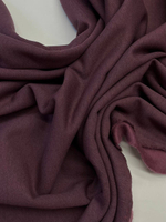 Трикотаж хлопковый с начесом Loro Piana сливовый