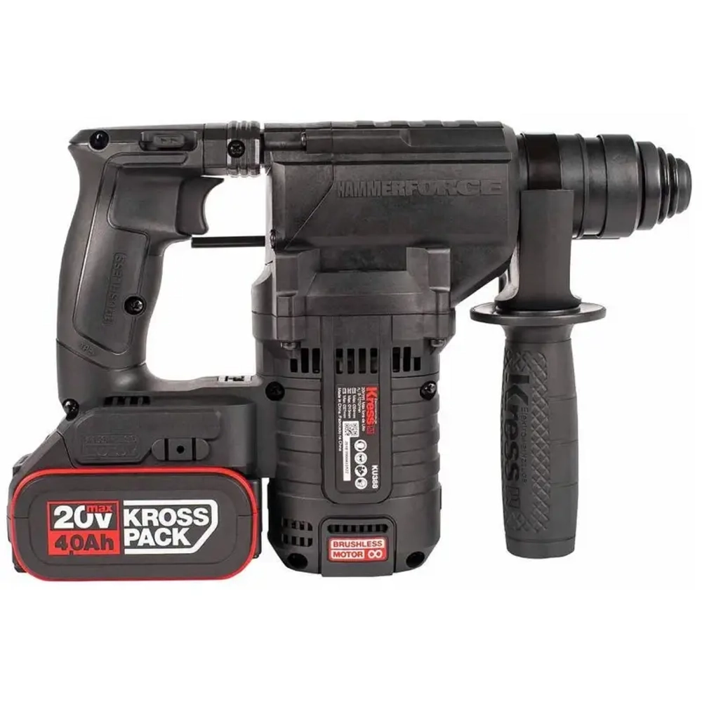 Kress KU390.4 перфоратор аккумуляторный бесщеточный (2 x 4 Ач, ЗУ)