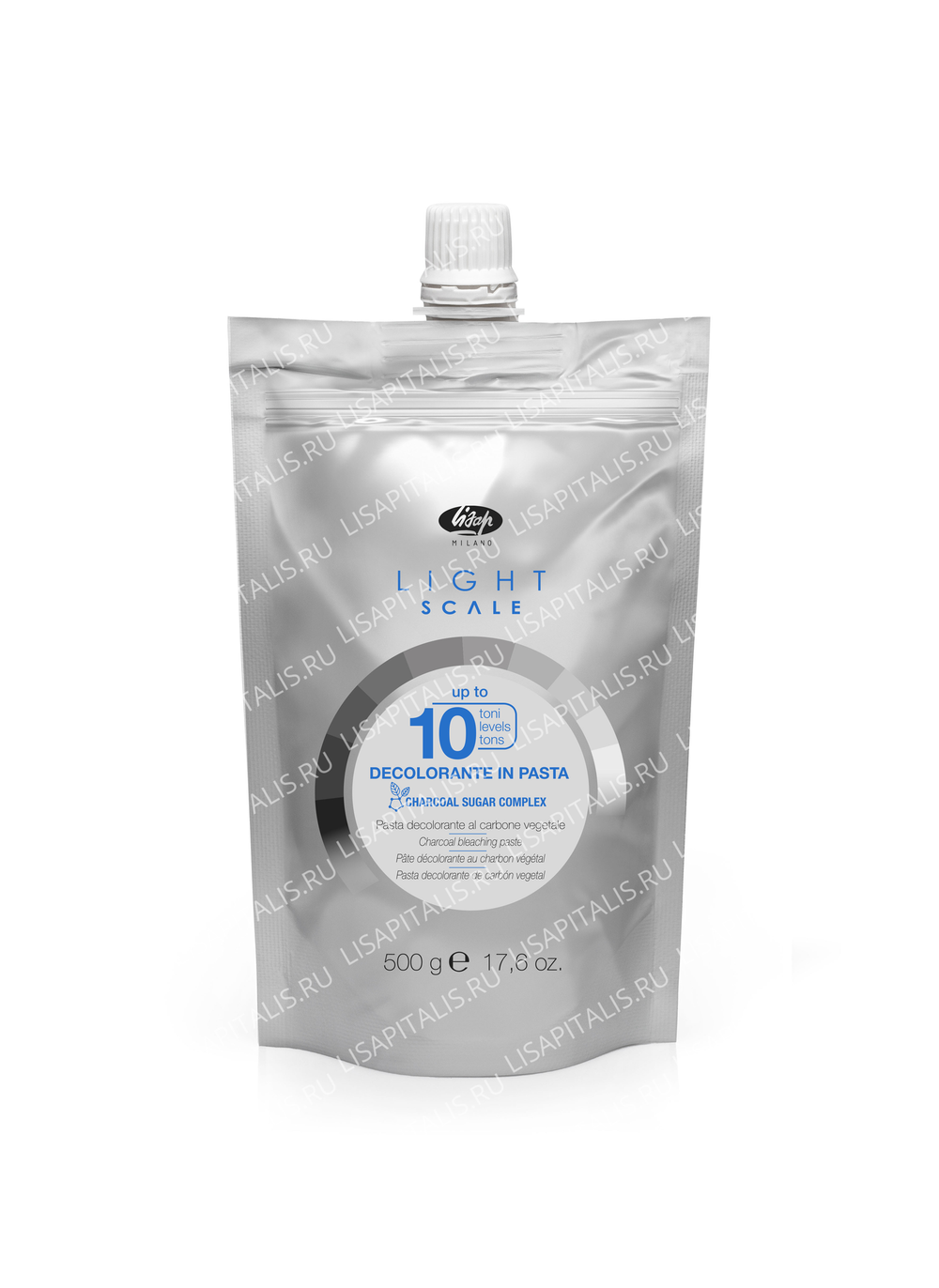 Light Scale up to 10 | Профессиональная черная обесцвечивающая паста для осветления волос до 10 тонов