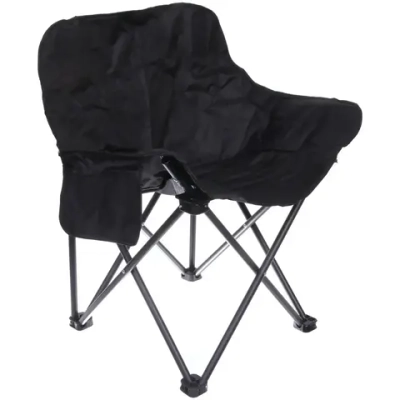 Кресло складное до 100 кг SJ-0056, 48*60*70 см, цвет: чёрный, ТуристМастер