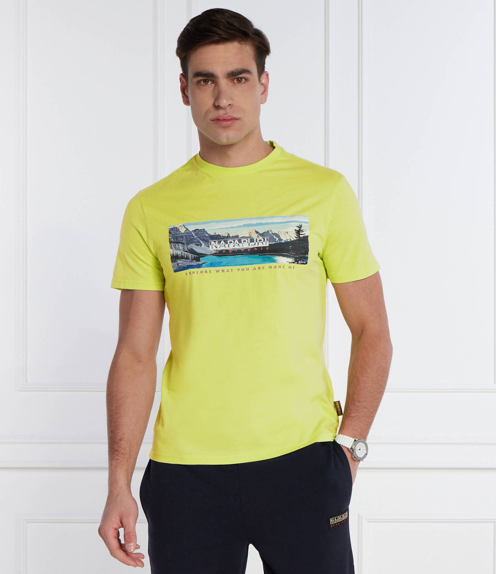 Футболка S-CANADA Napapijri - лимонный(NP0A4HQM)