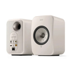 KEF LSX II LT Stone White активная беспроводная полочная акустическая система (пара)