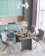 Стол обеденный Celestia 180*90*75 см серый