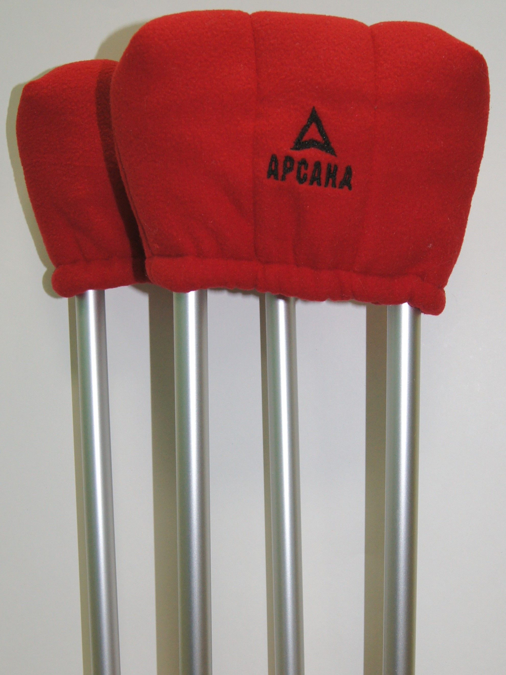 Комплект мягких накладок на костыли