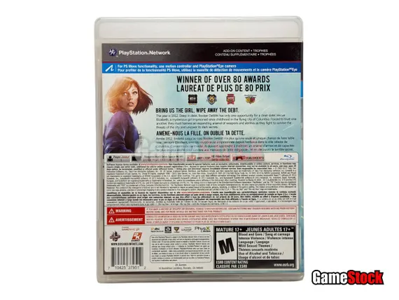PS3 Bioshock Infinite BLUS-30629F