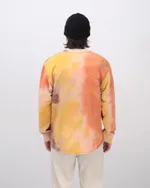 Толстовка Anteater Hoodlong Tie Dye Оранжевая