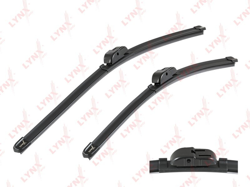Щетка стеклоочистителя бескаркасная Opel Astra H 55 см + 45 см (LYNXauto)