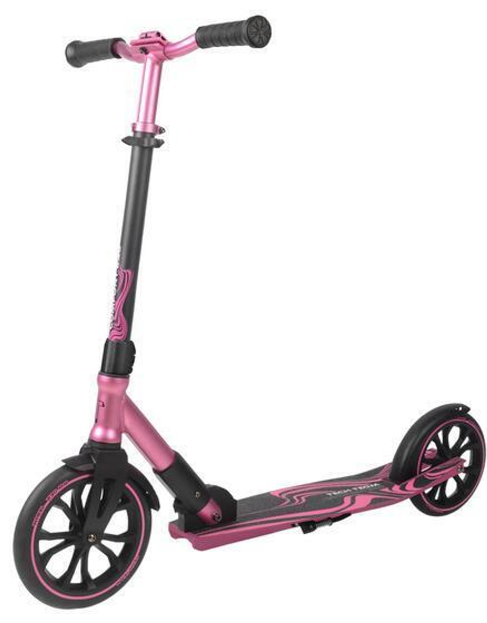 Самокат TT Comfort 230R black/pink 1/2 чёрный/розовый