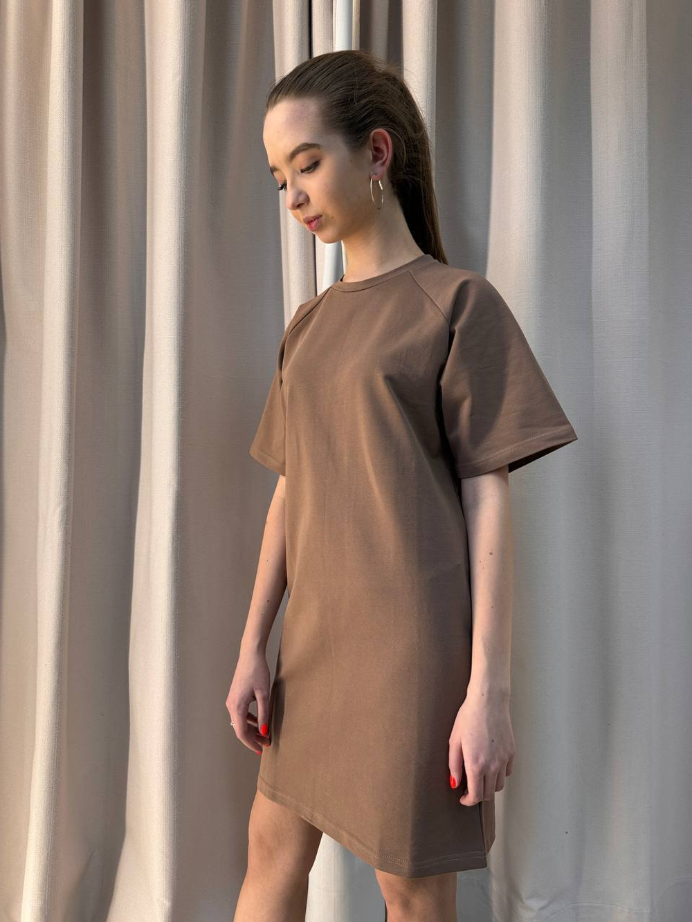 Платье футболка Мини