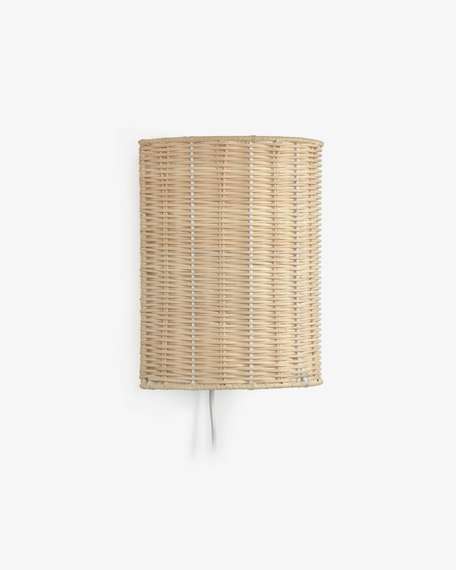Настенный светильник Kimjit из ротанга