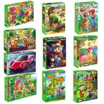 Пазл картонный MAXI 15 элементов АССОРТИ, 220х330 мм, HATBER