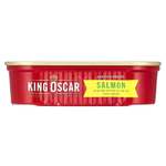 King Oscar, лосось без кожи и костей, в нерафинированном оливковом масле высшего качества с лимоном, 115 г (4,05 унции)