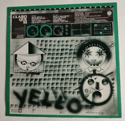 Винтажная виниловая пластинка LP Yello Claro Que Si (Germany 1981)
