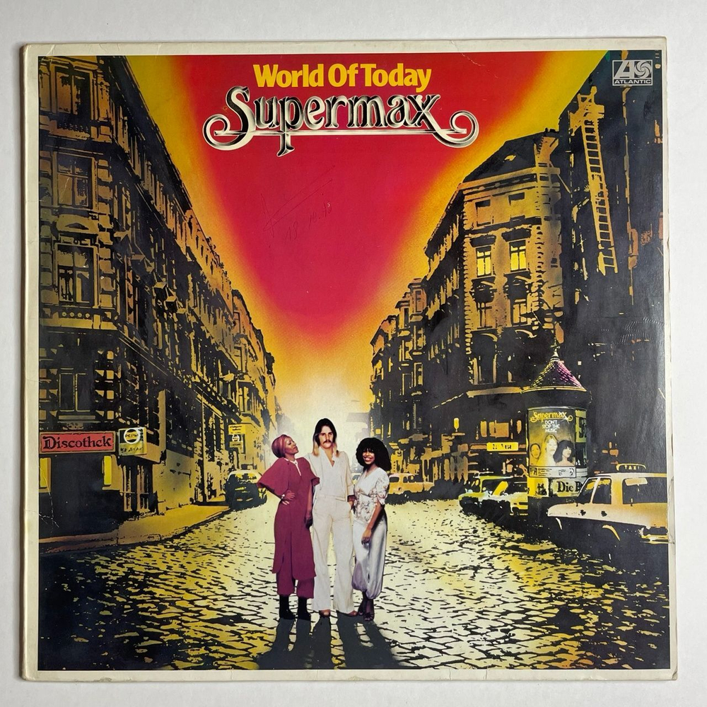 Винтажная виниловая пластинка LP Supermax World Of Today (Germany 1977) Lovemachine