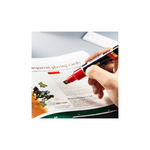 Маркер перманентный 1.0-5.0 Deli Mate двойн. пиш.нак. красный EU72-RD